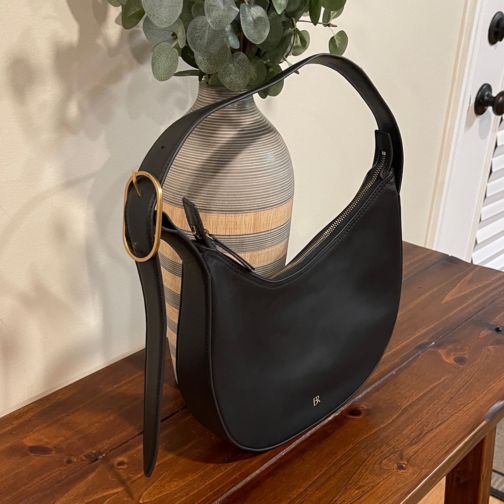 Banana Republic Factory Black Shoulder Bag - Picture 2 of 6